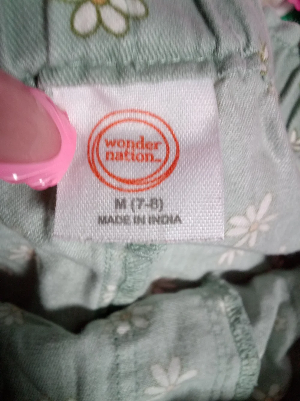 3-Pairs Of Shorts: 1-wonder nation Pair & 2-old Navy Pairs Of Girls' Shorts Trio